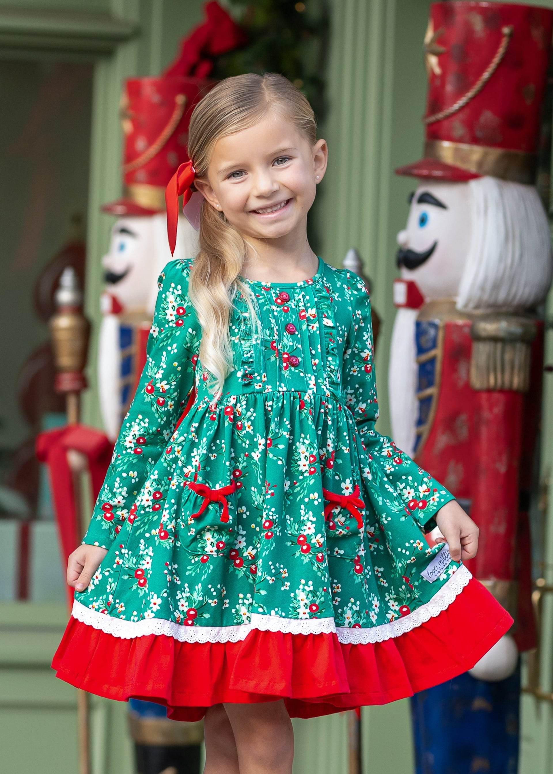 white christmas dresses Christmas Berry Madeline Dress