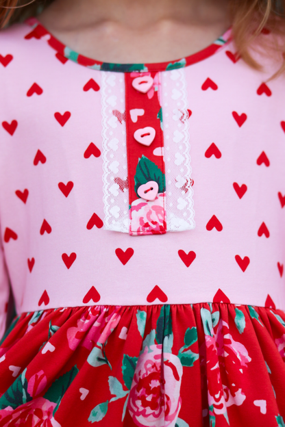 Roses are Red Millie Dress - Love Millie LLC