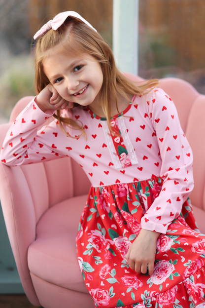 Roses are Red Millie Dress - Love Millie LLC