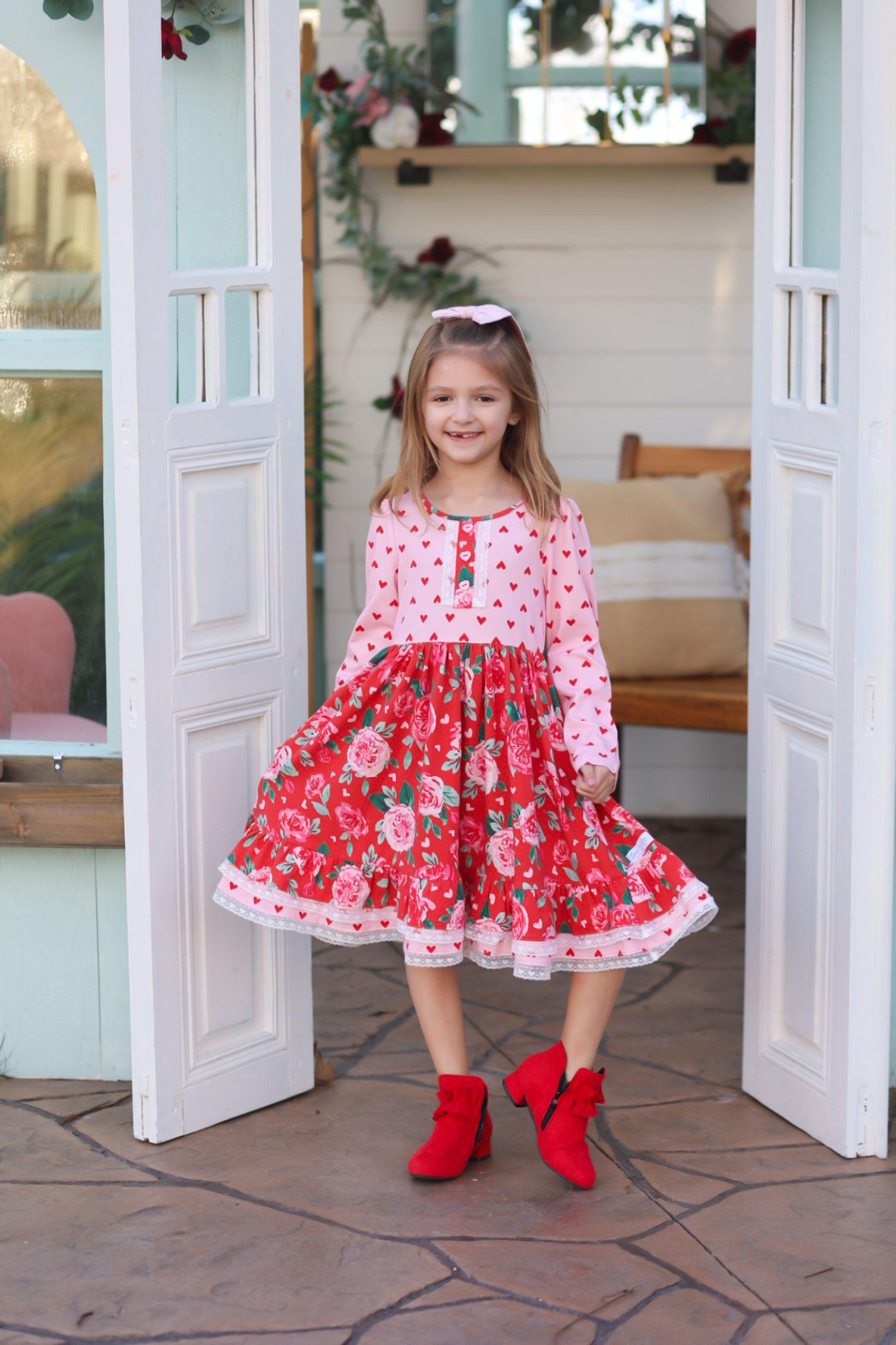 Roses are Red Millie Dress - Love Millie LLC