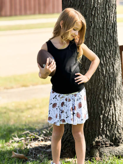 Game Day Football Athleisure Skort