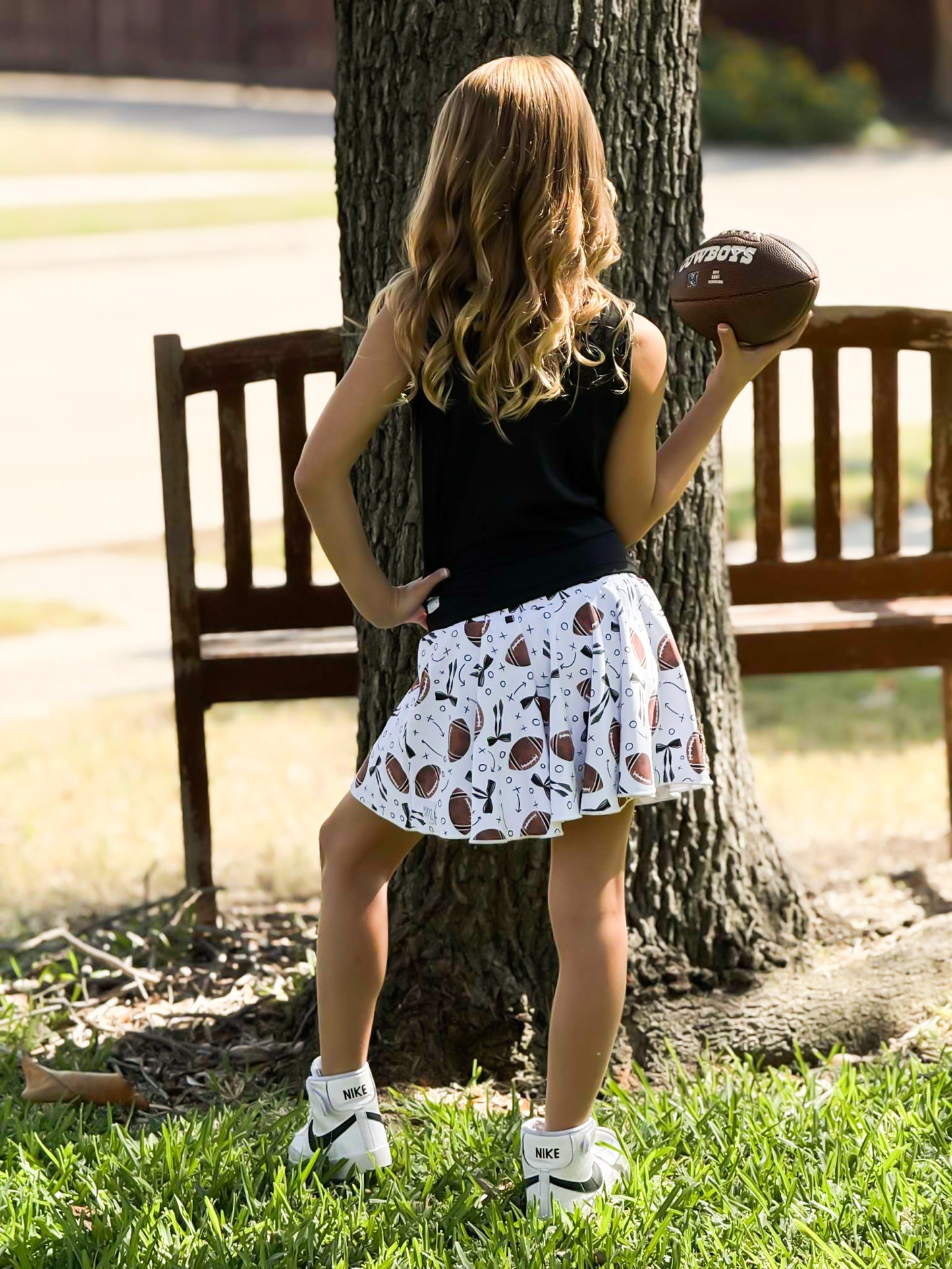Game Day Football Athleisure Skort