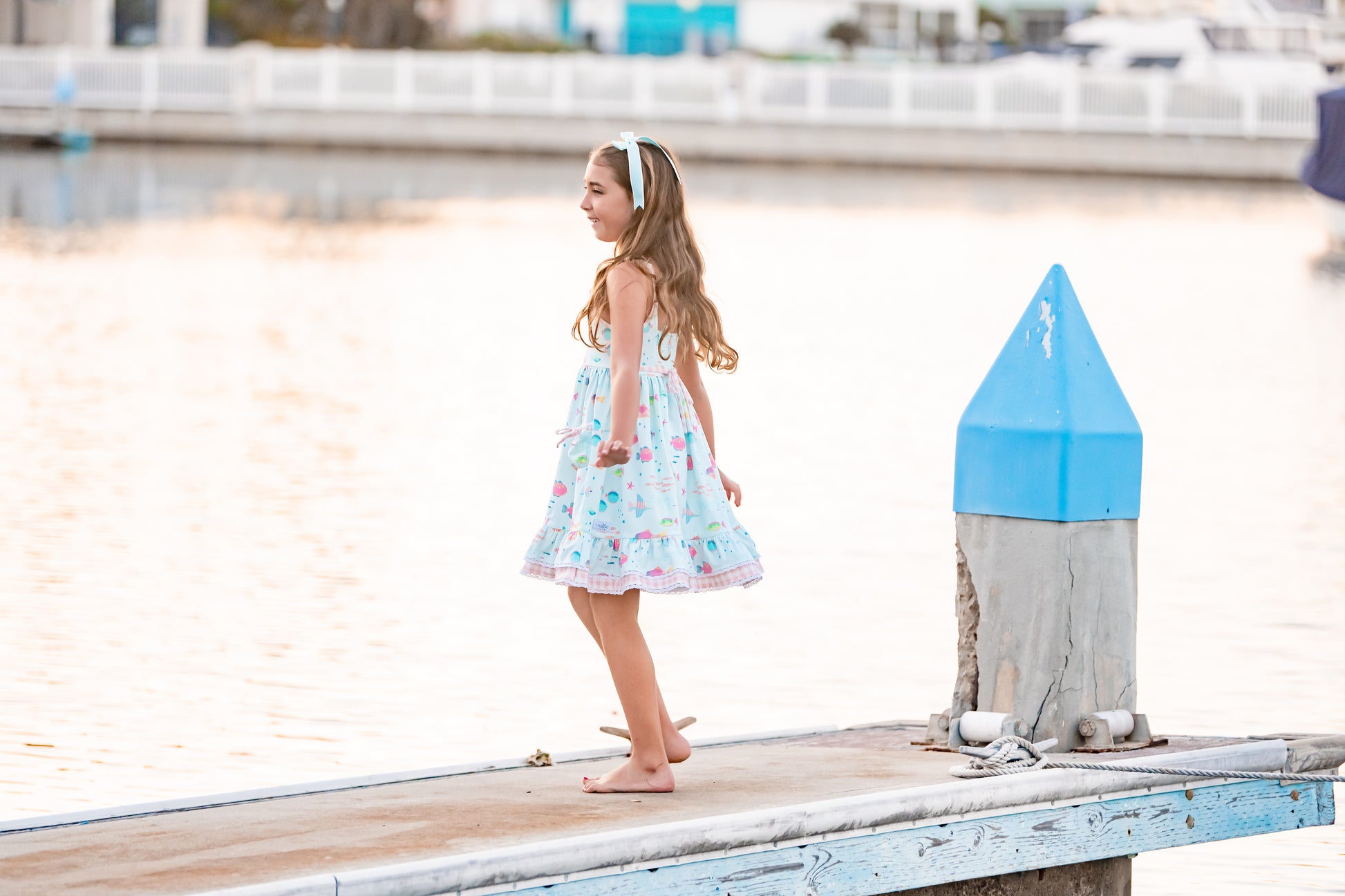 Tropical Fish Penelope Dress - Love Millie Clothing