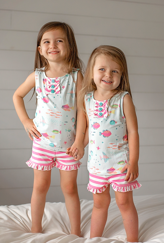 Tropical Fish Lounge Set - Love Millie Clothing