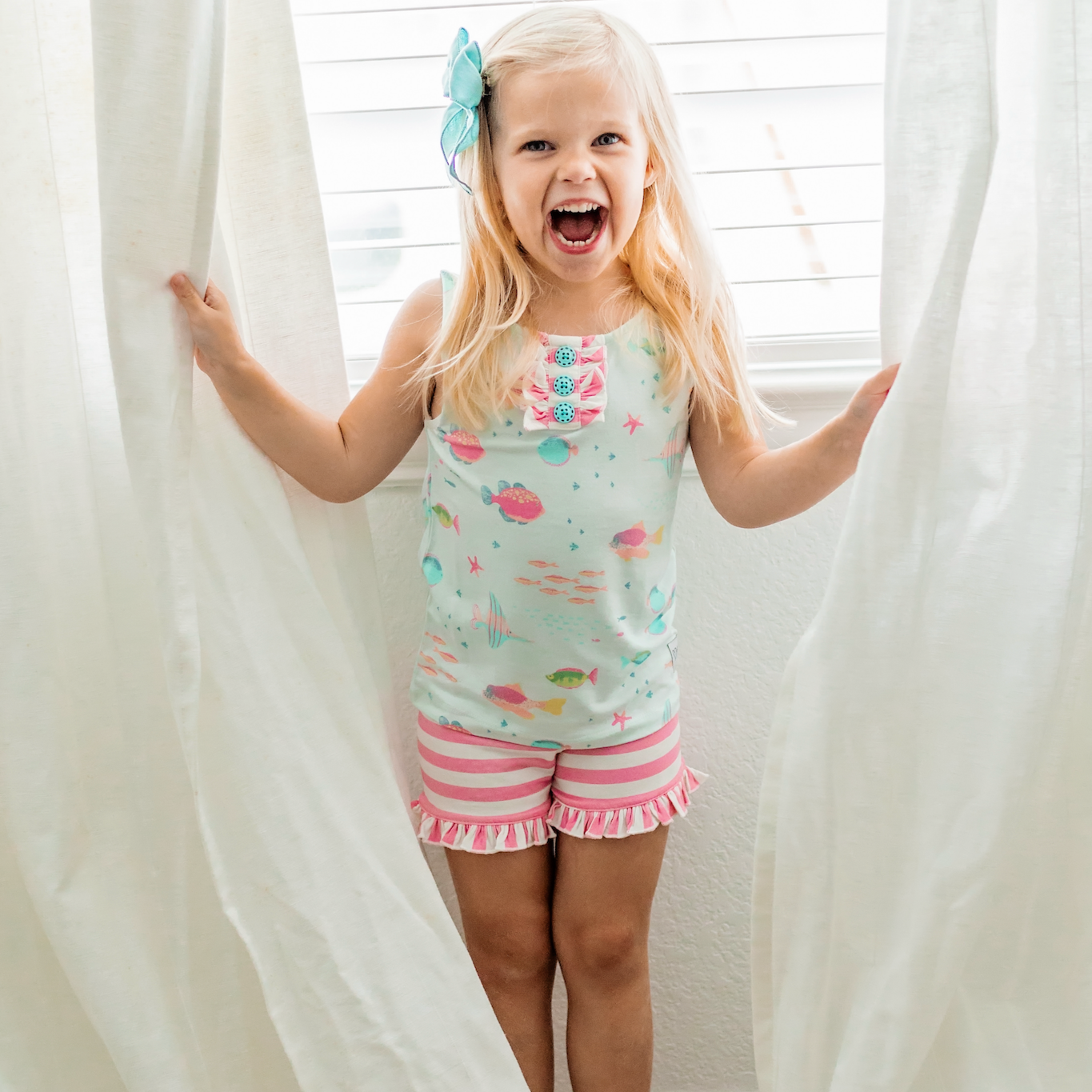 Tropical Fish Lounge Set - Love Millie Clothing