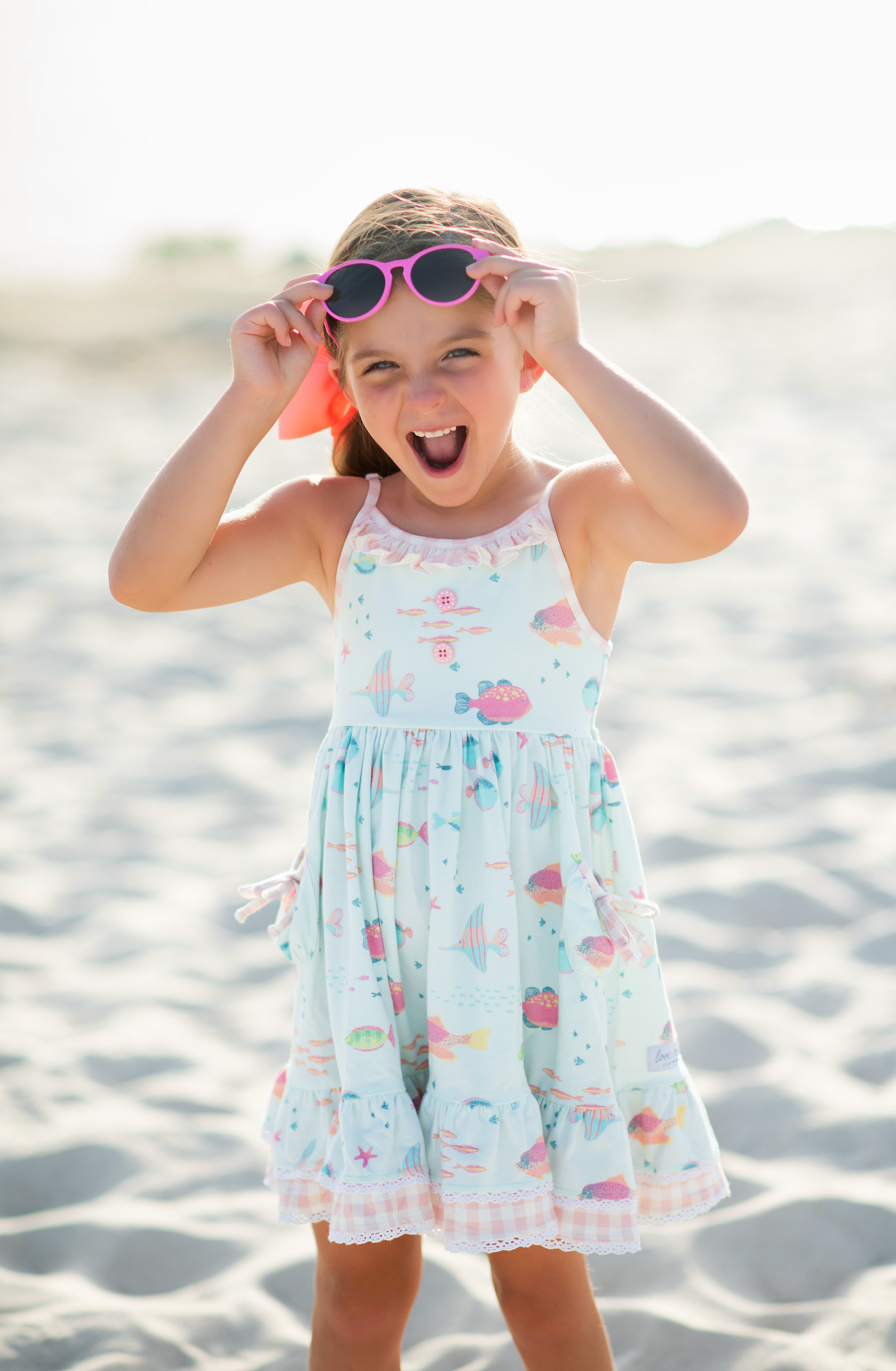 Tropical Fish Penelope Dress - Love Millie Clothing